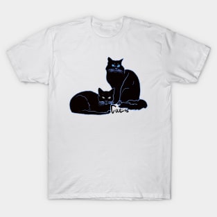 Two Black Cats T-Shirt